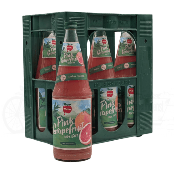 Wolfra Pink Grapefruit 6 x 1,0l Glas