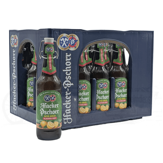 Hacker Radler Bügelv. alkoholfrei 20 x 0,5l Glas