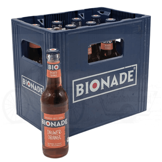 Bionade Ingwer / Orange 12 x 0,33l Glas