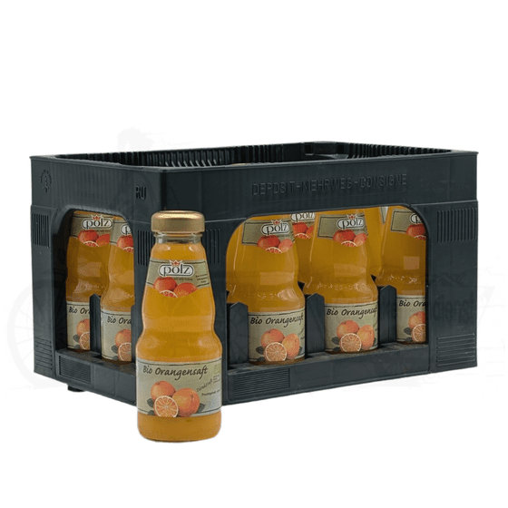 Pölz Bio Orangensaft 12 x 0,2l Glas
