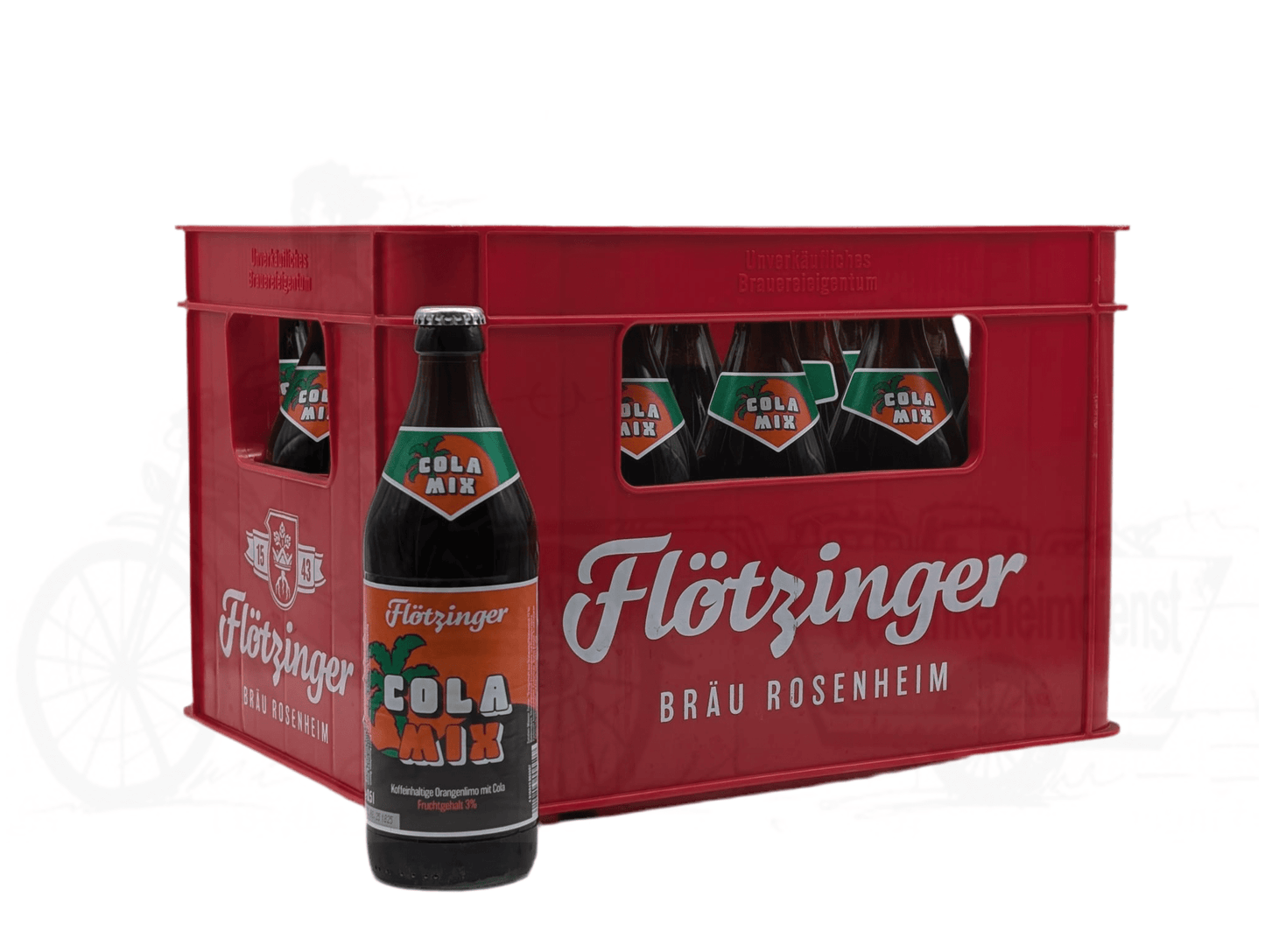 Flötzinger Cola-Mix 20 x 0,5l Glas