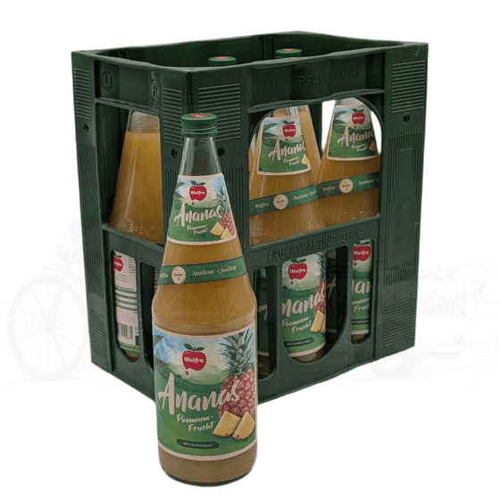 Wolfra Ananas 6 x 1,0l Glas