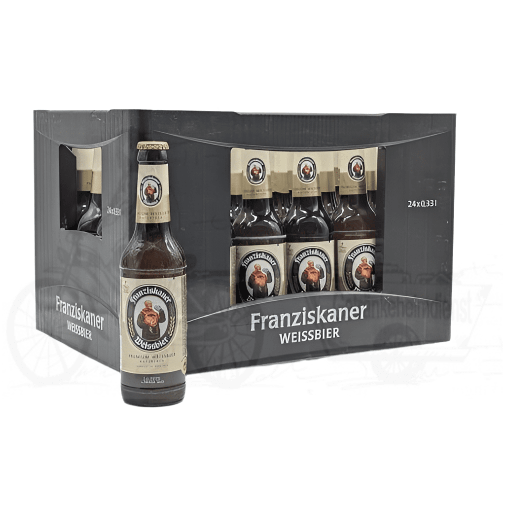 Franziskaner Weißbier klein 24 x 0,33l Glas