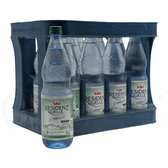 Residenzquelle Medium 12 x 1,0l PET