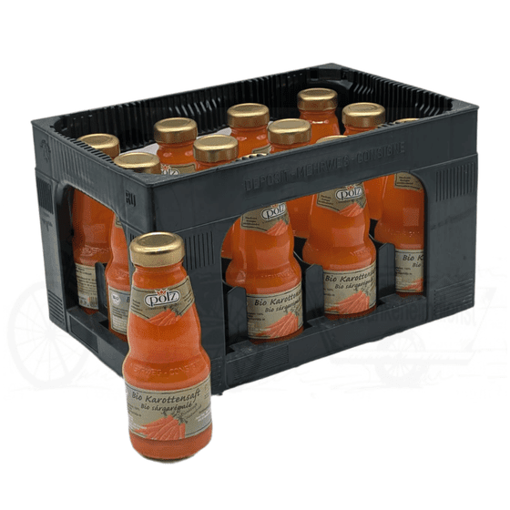 Pölz Bio Karottensaft 12 x 0,2l Glas