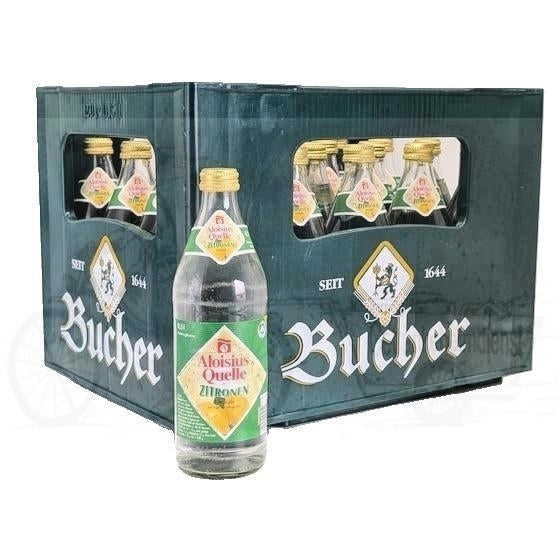 Aloisiusquelle Zitrone 20 x 0,5l Glas
