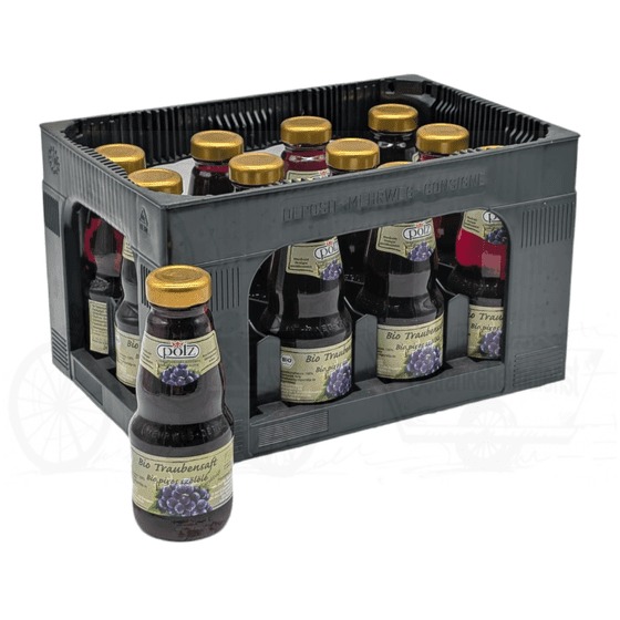 Pölz Bio Johannisbeer schwarz 12 x 0,2l Glas