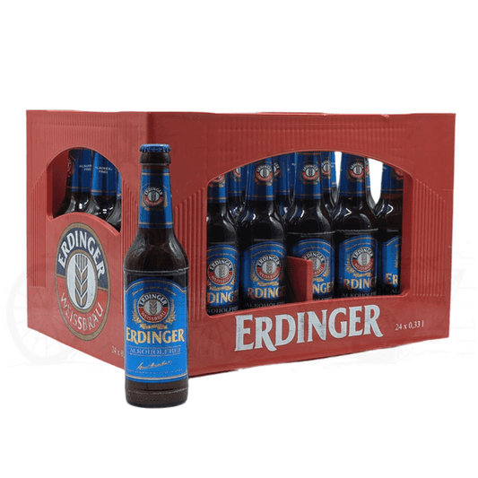 Erdinger Weißbier alkoholfrei  4x6 24 x 0,33l Glas