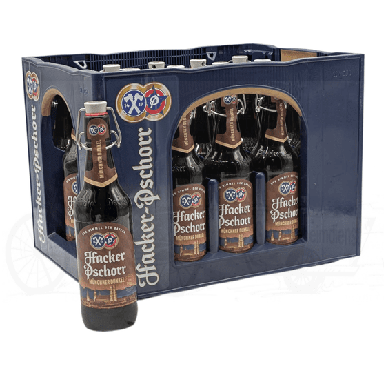 Hacker Dunkel Bügelfl. 20 x 0,5l Glas