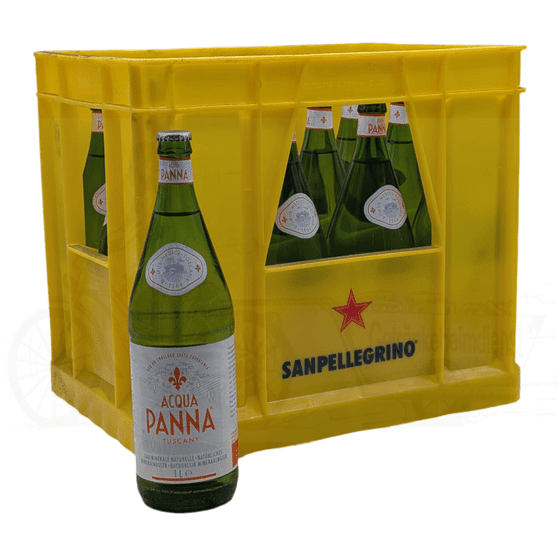 San Pellegrino Aqua Panna 12 x 1,0l Glas