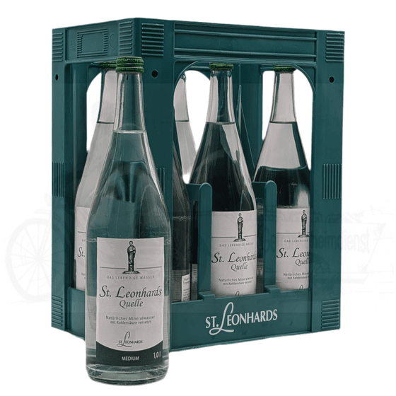 St. Leonhard Quelle medium 6 x 1,0l Glas