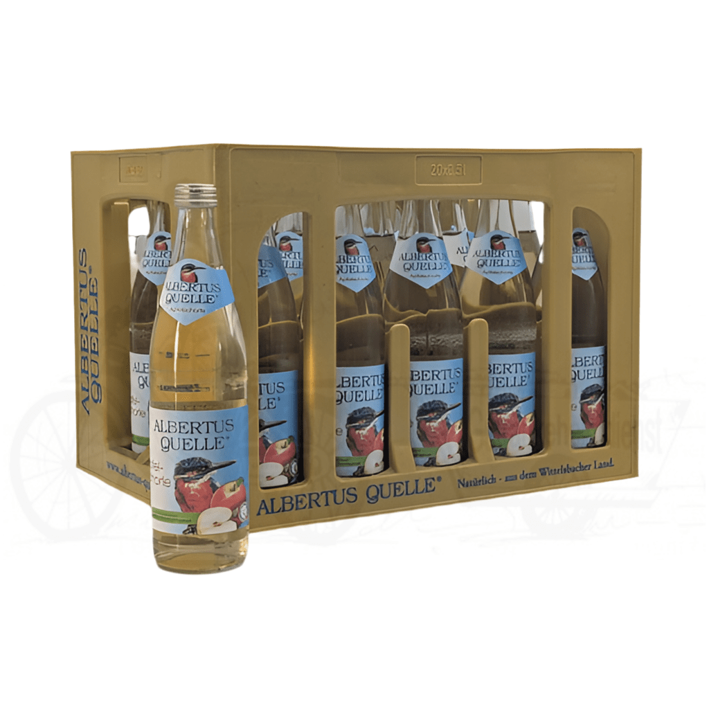 Albertusquelle Apfelschorle klar 20 x 0,5l Glas