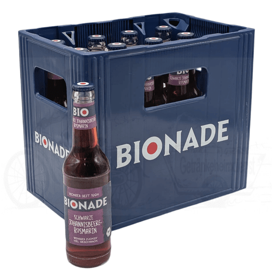 Bionade Johannisbeer / Rosmarin 12 x 0,33l Glas