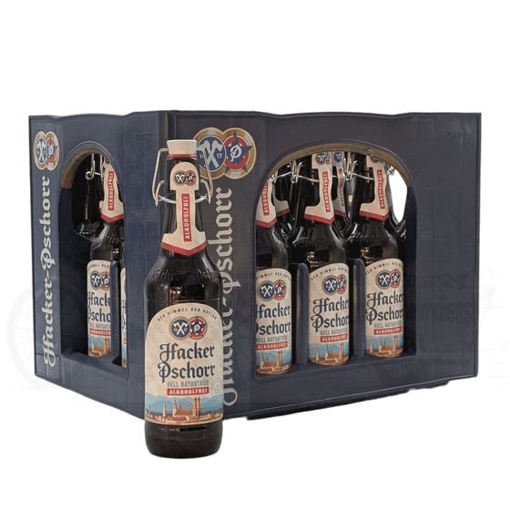 Hacker Hell alkoholfrei Bügelv. 20 x 0,5l Glas
