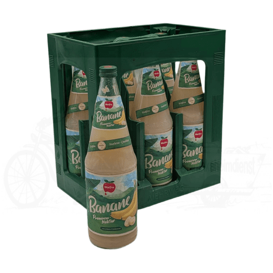 Wolfra Banane 6 x 1,0l Glas