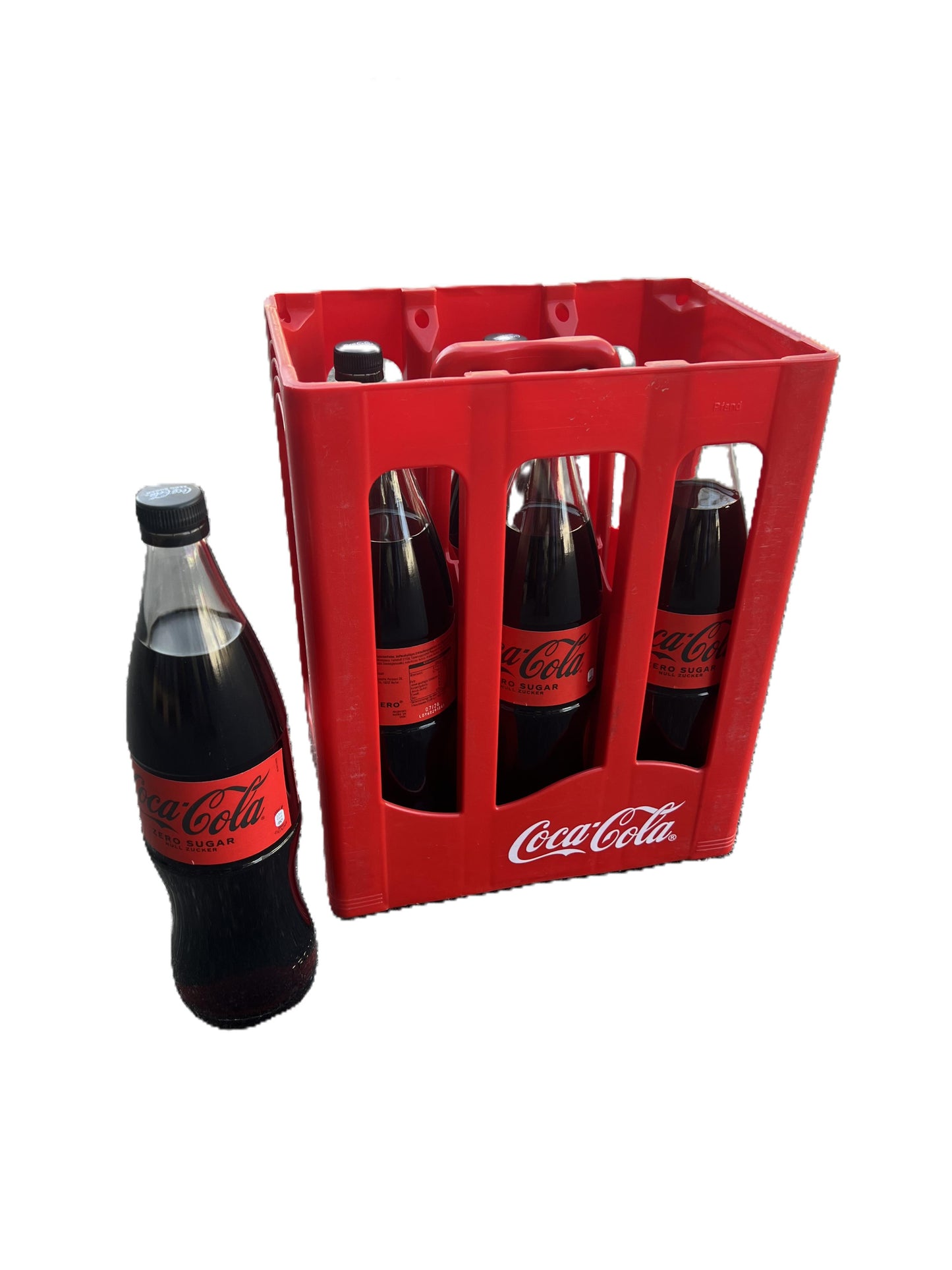 Coca-Cola Zero 6 x 1,0l Glas