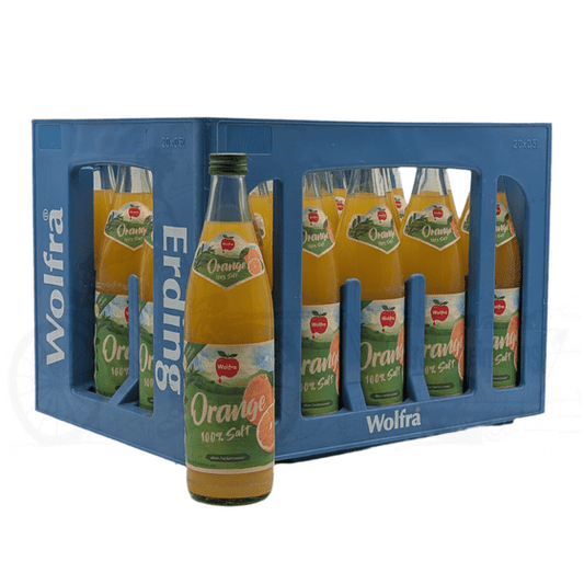 Wolfra Orangensaft 20 x 0,5l Glas
