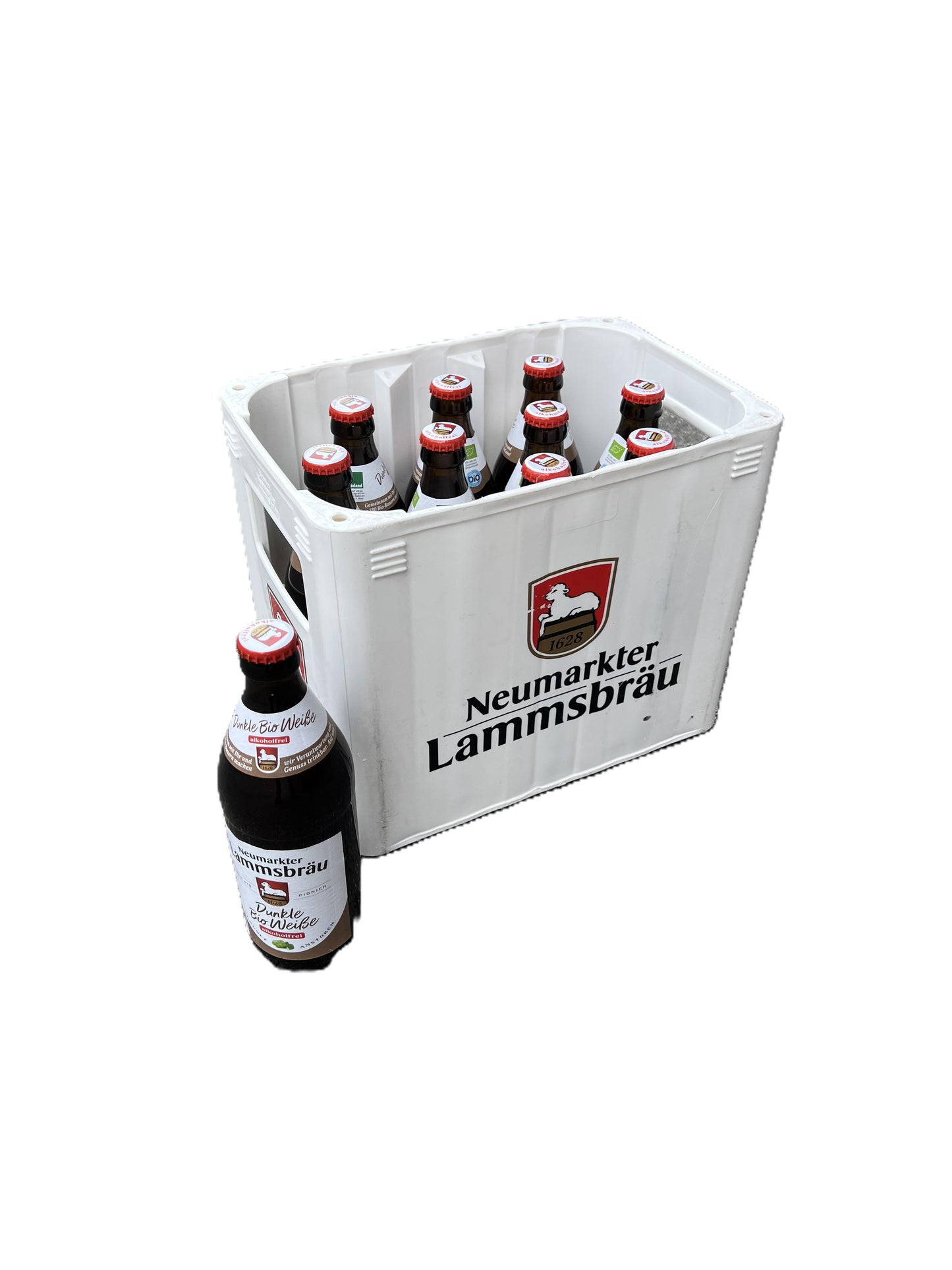Lammsbräu Bio alk.freies WB dunkel 10 x 0,5l Glas