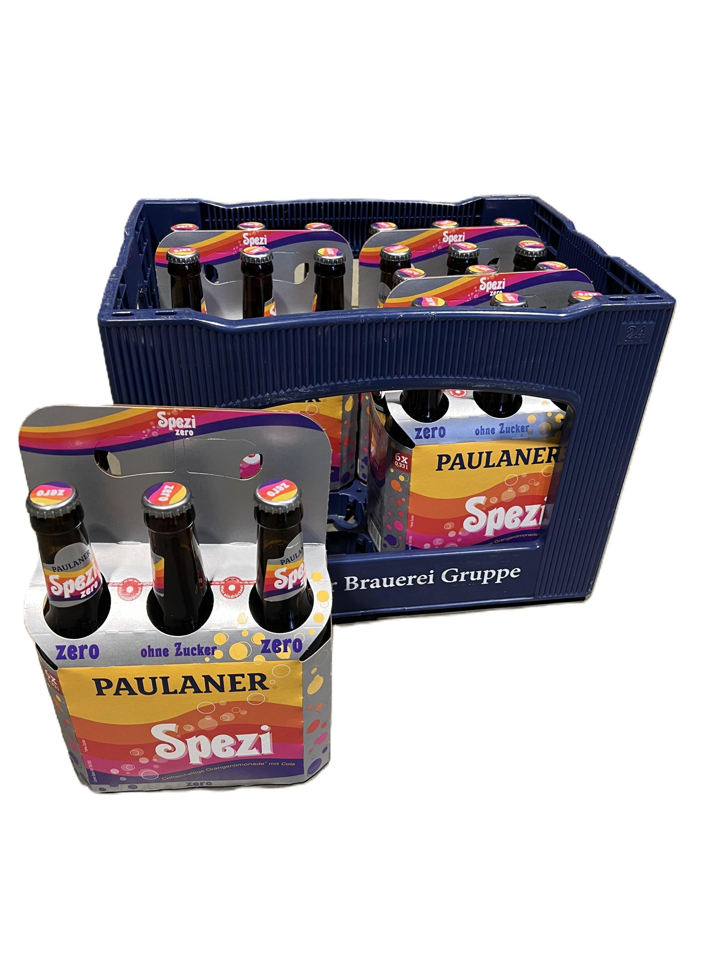 Paulaner Spezi Zero 24 x 0,33l Glas