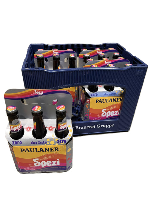 Paulaner Spezi Zero 24 x 0,33l Glas