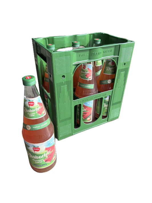 Wolfra Rhabarber 6 x 1,0l Glas