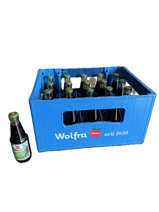 Wolfra schw. Johannisbeer 20 x 0,2l Glas
