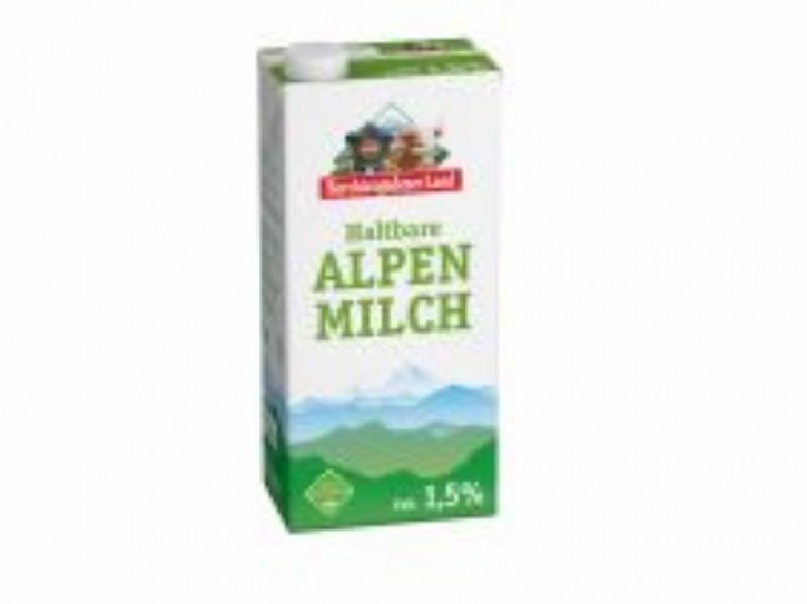 Berchtesgadener Landmilch 1,5 % Tetra 12er